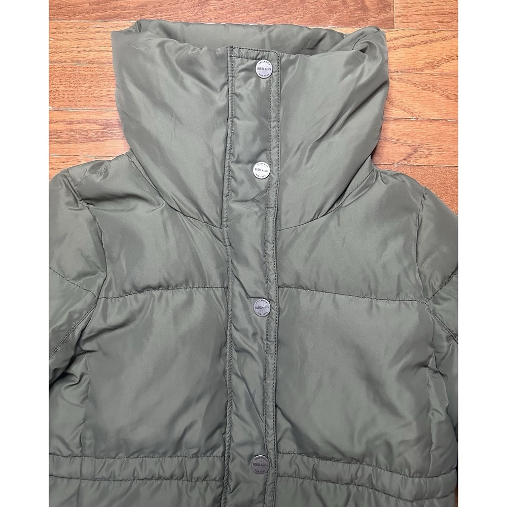 RUEHL No.‎ 925 Women's Down Feather Olive Green Jacket Thigh Length Size Medium - Picture 3 of 12